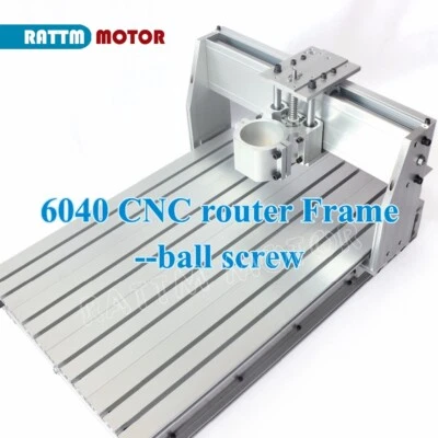 【DE】6040 80mm Wood Router Ball Screw Engraving Milling Machine Frame CNC Kit - Bild 1 von 4