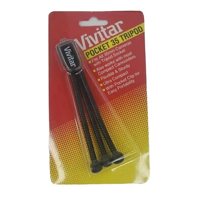 Vintage 1992 Vivitar Pocket 35 Tripod - 35mm Cameras - Compact Camcorders - Image 1 of 4