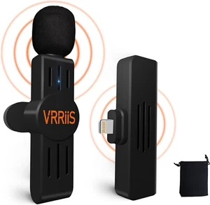 Microphono wireless Lavalier per iPhone iPad - Foto 1 di 6