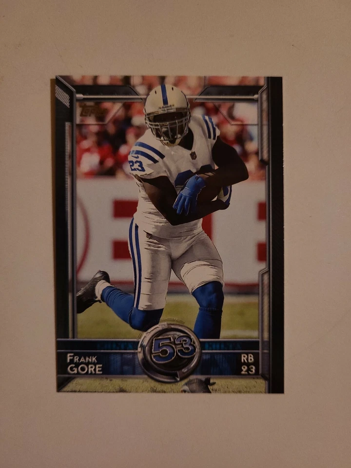 2015 Topps Frank Gore #354 Indianapolis Colts Topp 60 Rank - Image 1 of 1