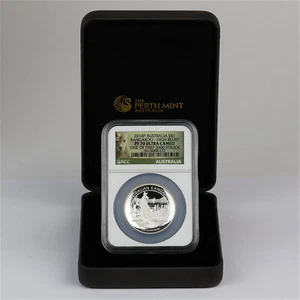 2014-P Australia $1 High Relief Kangaroo NGC PF-70 UC One Of First 2000 Struck - Picture 1 of 3