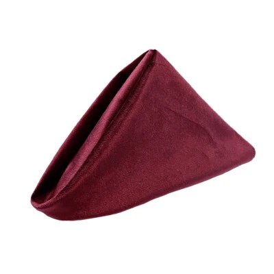 YCC Linens 20" Square Velvet Cloth Dinner Napkins Restaurant Quality - Image 1 of 4