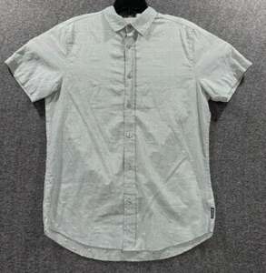 Men's PrAna Button-Down Shirt Multicolor Geometric M Cotton Hippy BOHO City Sun - Picture 1 of 12