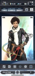 Topps Star Wars Digital Card Trader Tier 1 - White Solo Val Base Award - Picture 1 of 1