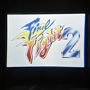 SNES Super Nintendo Final Fight 2 Advertising Original Promo Photo 2x2 Slide S24 - Picture 1 of 8