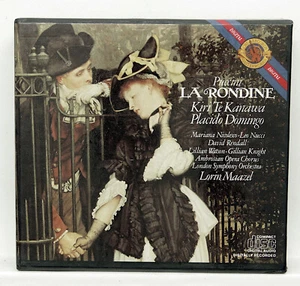 LORIN MAAZEL, PLACIDO DOMINGO ⸺ PUCCINI La rondine ⸺ CBS 2xCDs NM - Imagen 1 de 2