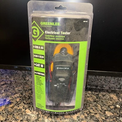 GREENLEE CMT-60  Clamp-On Automatic Electrical Tester NEW, SEALED. With pouch  - Image 1 of 4
