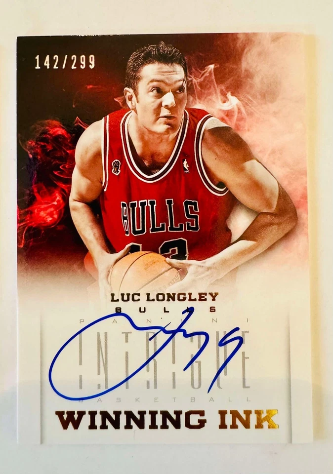 Luc Longley 2012-13 Panini Intrigue Winning Ink Autograph Auto /299 - Image 1 of 1
