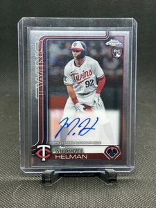 2025 Topps Chrome Michael Helman Rookie Auto Rookie #RA-MH Twins 🔥 - Picture 1 of 2