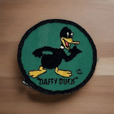 VINTAGE Daffy Duck SEW ON PATCH Walt Disney Productions Embroidered SLP - Image 1 of 3