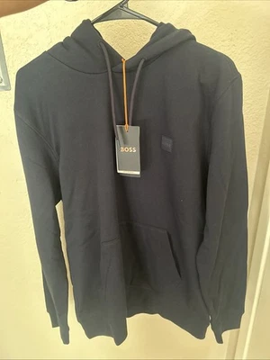 Moletom com capuz Hugo Boss masculino não usado tamanho M com etiquetas - Imagem 1 de 2