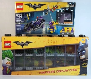 LEGO BATMAN MOVIE Minifigure Display Case 4066 + Catwoman Catcycle Chase 70902 - Picture 1 of 13