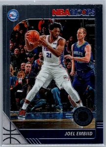2019-20 Hoops Premium Stock #145 Joel Embiid Philadelphia 76ers - Picture 1 of 2