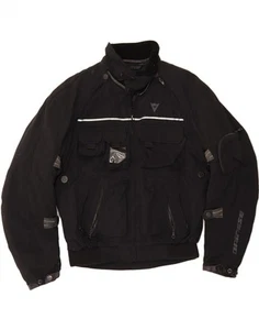 Chaqueta de corredor gráfica DAINESE para hombre IT 46 pequeña negra de nailon CH07 - Imagen 1 de 4