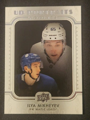 19-20 Upper Deck Ilya Mikheyev Rookie UD Portraits 🚨🚨🚨 Toronto Maple Leafs  - Image 1 of 2