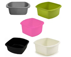 Ciotole rettangolari grandi in plastica lavabo cucina lavabo riordino portaoggetti - Foto 1 di 8