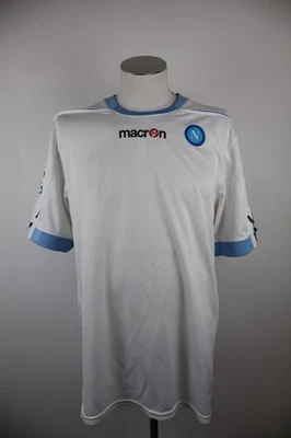Maillot De Foot MacROn NAPOLI Homme Tg X T-Shirt Vintage 6 ARONICA - Photo 1/4
