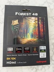 AudioQuest Forest 48 HDMI Cable 2.25m 8K/10K HDR 48Gbps NEW - Picture 1 of 1