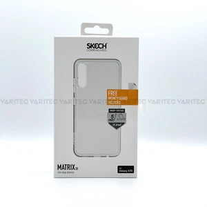 SKECH Clear Phone Case Cover + Film Screen Protector for Samsung Galaxy A70 - Picture 1 of 2