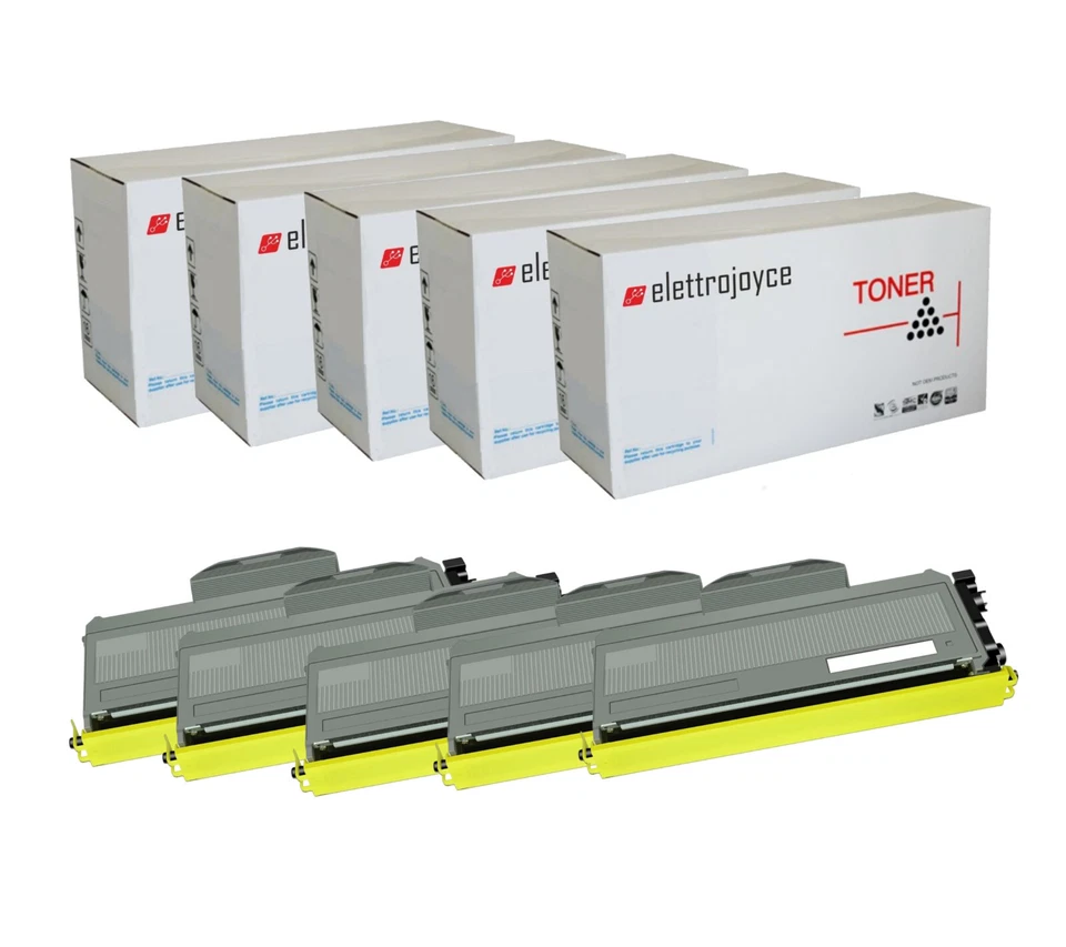 5 TONER TN 2320 COMPATIBILI PER BROTHER MFC L2700DW L2700DN L2701 L2740DW - Immagine 1 di 1