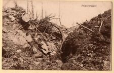 cpa tranchée détruite Bois le Prêtre Priesterwald guerre 14-18