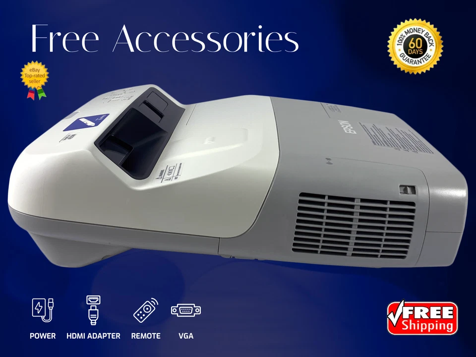 2500 ANSI LCD Projector UST for Game Console w/HDMI Xbox Apple TV Amazon Fire TV - Image 1 of 4