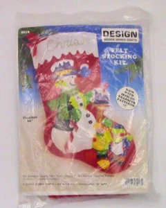 Design Works Snowman at Mailbox FELT STOCKING KIT #5016 NEW SEALED - Picture 1 of 2