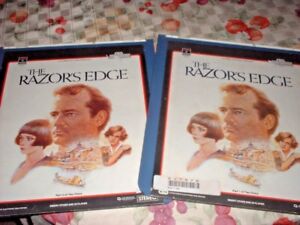 THE RAZOR'S EDGE ~ CED VIDEODISC ~ 2 DISC SET, VGUC