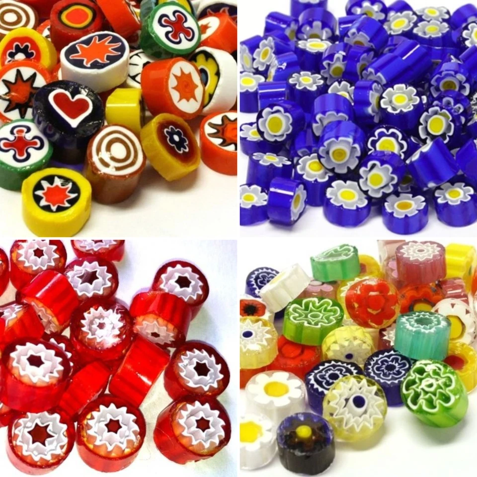 Millefiori - 11/12mm (Pick Colour & Weight)