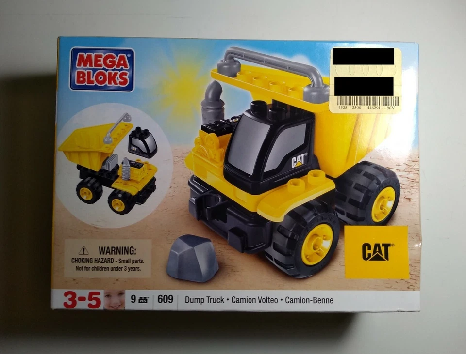 Mega Bloks Caterpillar Dump Truck Toy BRAND NEW FACTORY SEALED 2008 | 609 FAST - Image 1 of 4