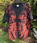 Vintage1995 Anheuser Busch RED WOLF  CottonTee Shirt “All Over Print” XL RN88884