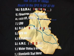 3rd Cavalry Regiment Shirt Medium OIF 2007-2009 SPO Iraq - Picture 1 of 4