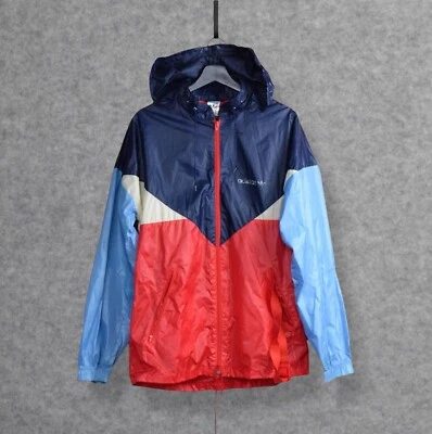 VINTAGE ADIDAS 1990'S FOOTBALL RAIN HOODED JACKET ADIDAS M/L UK GB 38 - Image 1 of 4