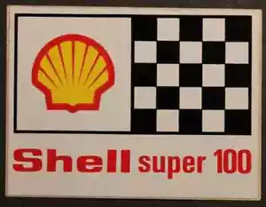 Aufkleber/Sticker - SHELL Super 100. - 6,5cm x 9cm - Bild 1 von 1