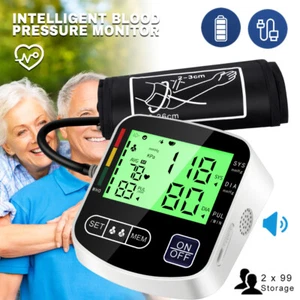 Medidor de Presión Arterial Maquina para Medir la Presión Monitor Retroiluminado - Imagen 1 de 16
