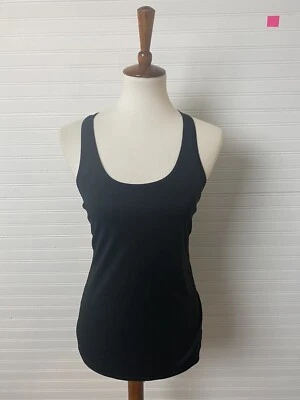 Danskin Now 女式 Razor Back Active Wear Top 黑色 Dri More S 码 — 第 1/4 张图片