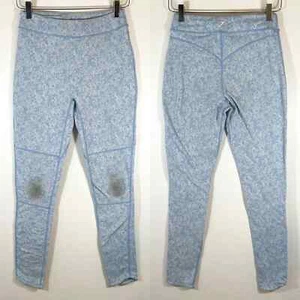 Gymshark Fleur Texture Leggings High Rise Malibu Blue Size Medium - Picture 1 of 7