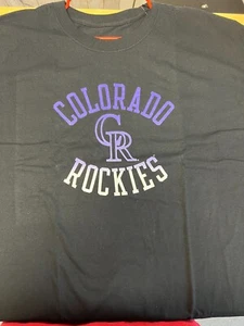 MLB Béisbol Nueva Camiseta Colorado Rockies Alta 3xlt Negra Manga Corta Fanáticos - Imagen 1 de 2