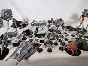 Star Wars Miniatures Starship Battles RPG Game WOTC Ships & Vehicles CHOOSE ONE - Picture 1 of 82