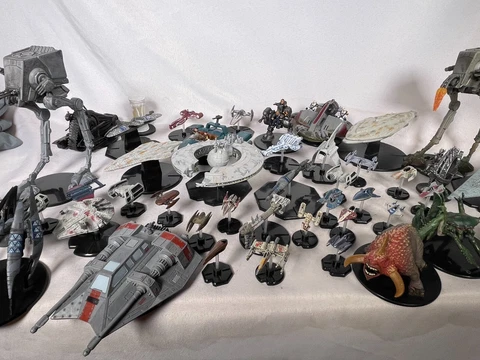 Star Wars Miniatures Starship Battles RPG Game WOTC Ships & Vehicles CHOOSE ONE Cover