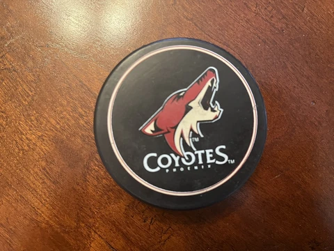 PHOENIX COYOTES Established 1996 NHL Hockey Puck Cover