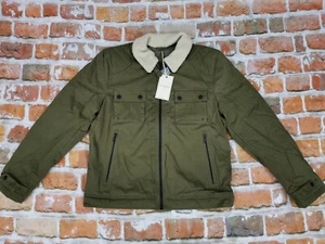 New Chevignon Vintage Winter Jacket Bogota Army Green Casual Size:XXL New - Picture 1 of 8
