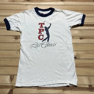 Camisa Timbre Grueso De Colección Años 80 TPC Las Colinas Cuatro Estaciones Golf Talla Pequeña Foto 1 de 4