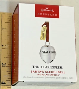 Hallmark Adorno de Navidad Polar Express Santa’s Sleigh Bell - Imagen 1 de 3