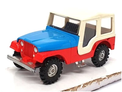 Corgi 9cm Long Diecast 441 - Jeep CJ-5 - Blue/White/Red - Image 1 of 4