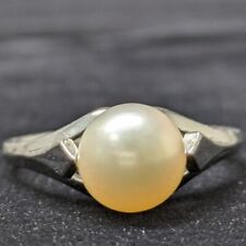 852 mikimoto akoya pearl ring sterling silver 925 us6