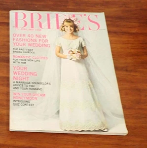 Vintage MODERN BRIDE Magazine April / May 1968 Wedding Dresses Fashion - Picture 1 of 4