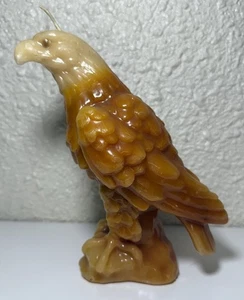 Candela cera figurativa modellata aquila vintage anni 60 USA Freedom Candle 7" - Foto 1 di 11