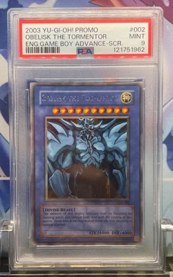 PSA 9 Mint 2003 Obelisk GBI-002 GB Promo Secret Rare Yu-Gi-Oh English Vintage - Image 1 of 2