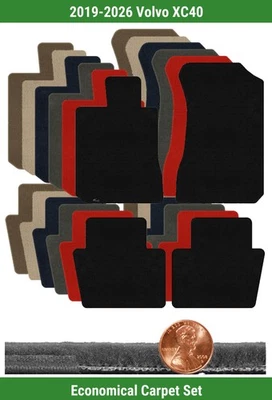 Juego de alfombrillas Lloyd Custom Velourtex para Volvo XC40 2019-2026 (4 piezas) #10G7 Foto 1 de 4